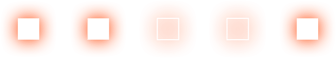separateur carré neon orange pixelforge