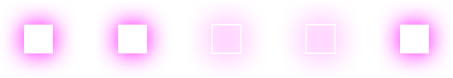 separateur carré neon rose pixelforge