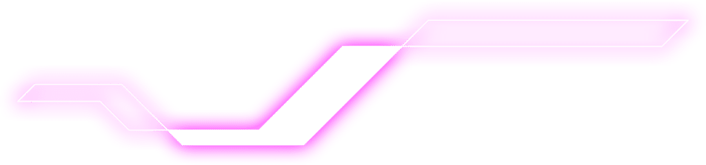 separateur gauche epais neon rose pixelforge